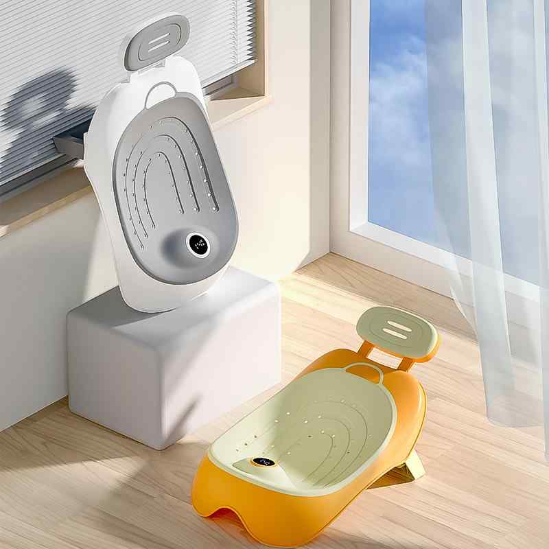 ベビー バスチェア 沐浴ネット 折り畳み式 浴槽 湯上りマット 赤ちゃん用 調整可能 高さ調節 通気性 水..