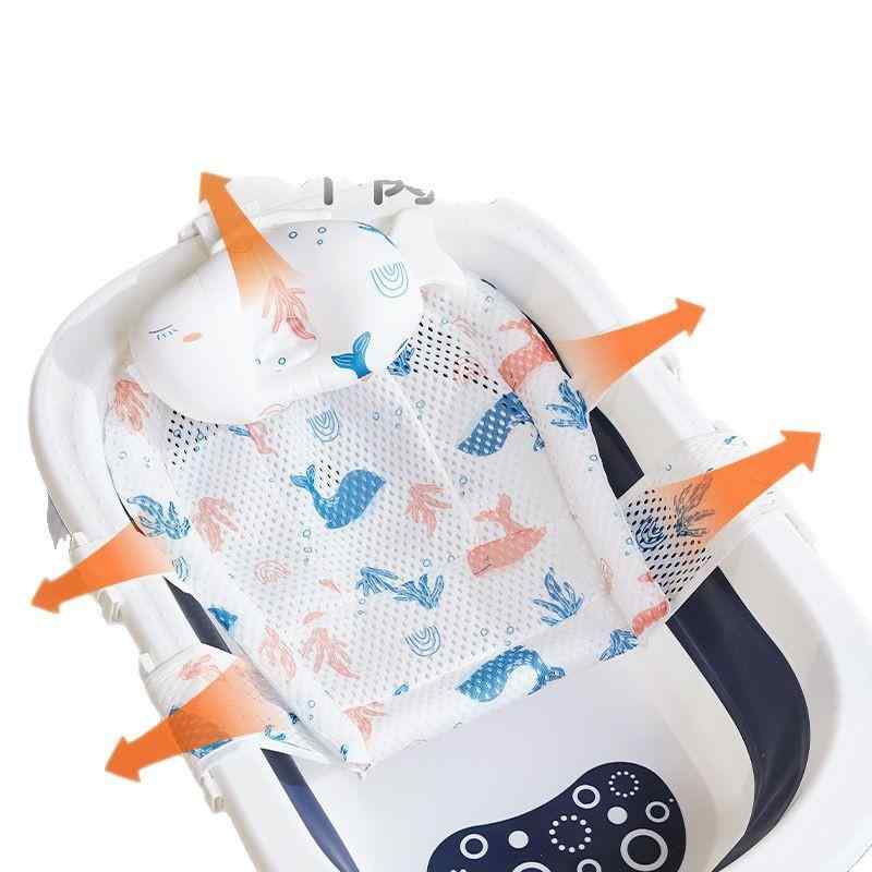 ベビー バス用品 ベビー用沐浴ネット 沐浴マット T字型 調整可能 新生児 赤ちゃん 入浴サポート お風呂..