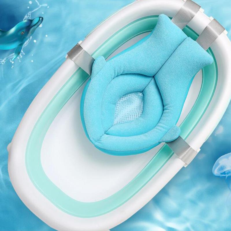 ベビー 沐浴ネット 浴用ネット T字形 メッシュ スポンジマット付き 新生児 赤ちゃん用 沐浴 ケアグッズ..