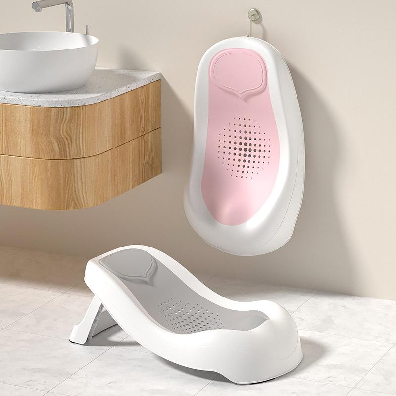 ベビー バスチェア ベビー用 浴槽スタンド 滑り止めマット付き 新生児 赤ちゃん 入浴サポート 通気性 ..