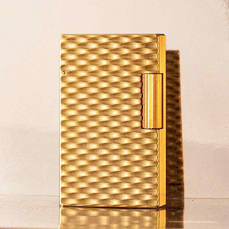 オイルライター 男性用 真鍮製 開閉音 コレクション ギフト 水波紋 原銅 黒 シルバー