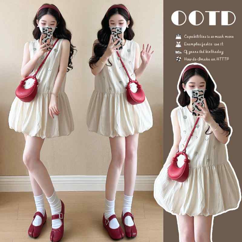 マタニティワンピース 春夏 Aライン 膝丈ワンピース 半袖 コットン ゆったり 妊婦服 授乳服 配色 切り..