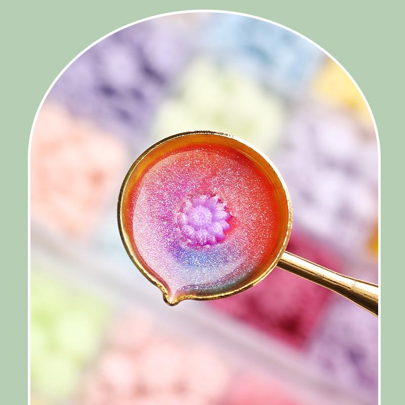 印章 シーリングワックス シーリングスタンプ 八角形 ヒマワリ かわいい 封蝋 封蝋材 ワックスビーズ 封筒 手紙 ラッピング 結婚式 DIY