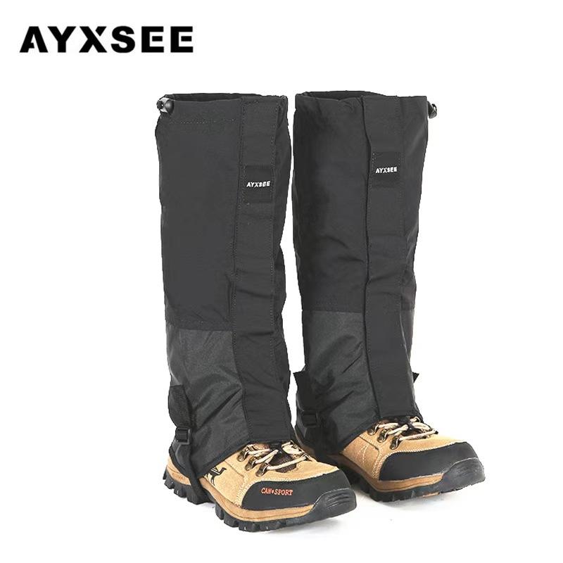 护腿 登山用 防雪 脚カバー 防水 防泥 防虫 スパッツ ゲイター 男性用 女性用 玫红色 宝藍色 天藍色 黒..