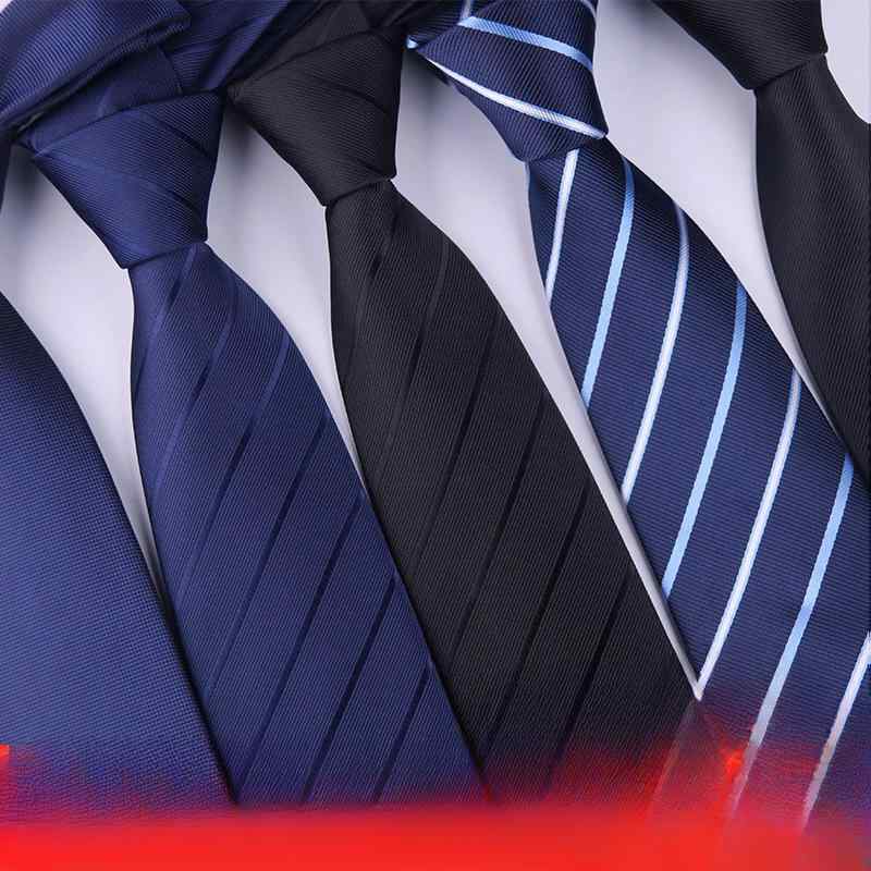 ネクタイ 男性用 ビジネス フォーマル 黒色 赤色 青色 ストライプ 8cm 7cm ナロータイ 紳士 結婚式 二..