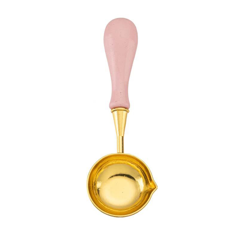 印章 シーリングワックス 炉 シーリングワックス スプーン 溶融 ワックスツール ワックス炉 木製ハンド..