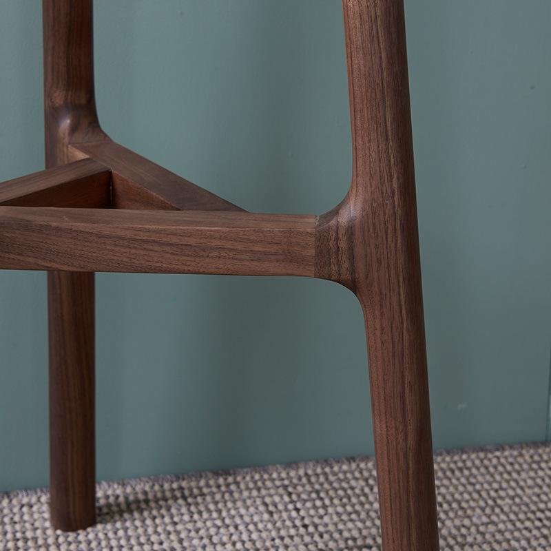 ハンガーラック 北欧 木製 衣類収納 帽子掛け 鞄掛け スタンドハンガー コートハンガー ブラックウォールナット 無垢材 多機能