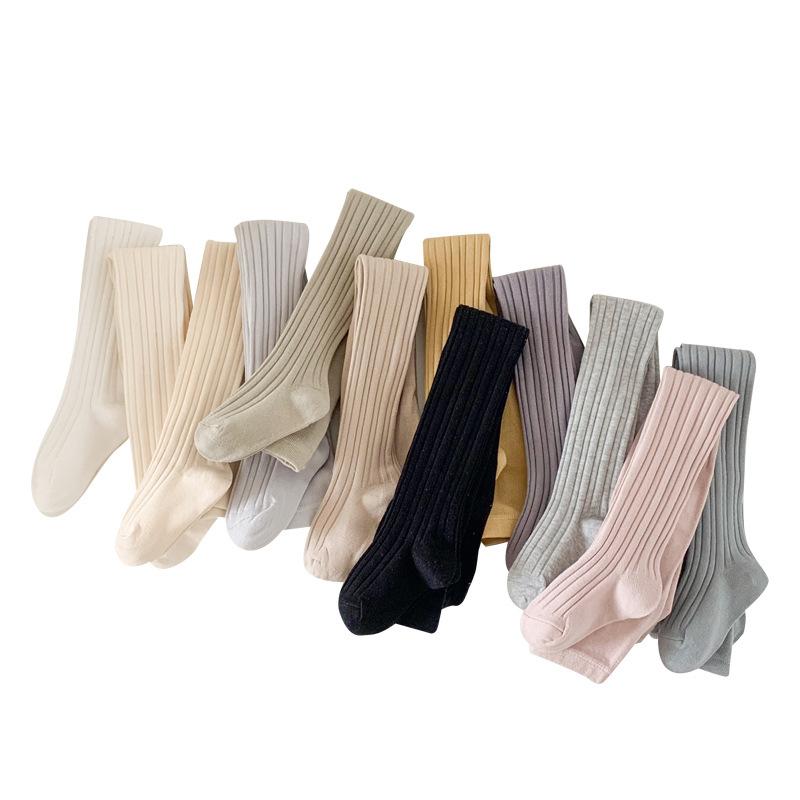 靴下 キッズ 女の子 春秋 子供用 コットン 混紡 リブ 編み 無地 ホワイト 白 かわいい プリンセス 通気..