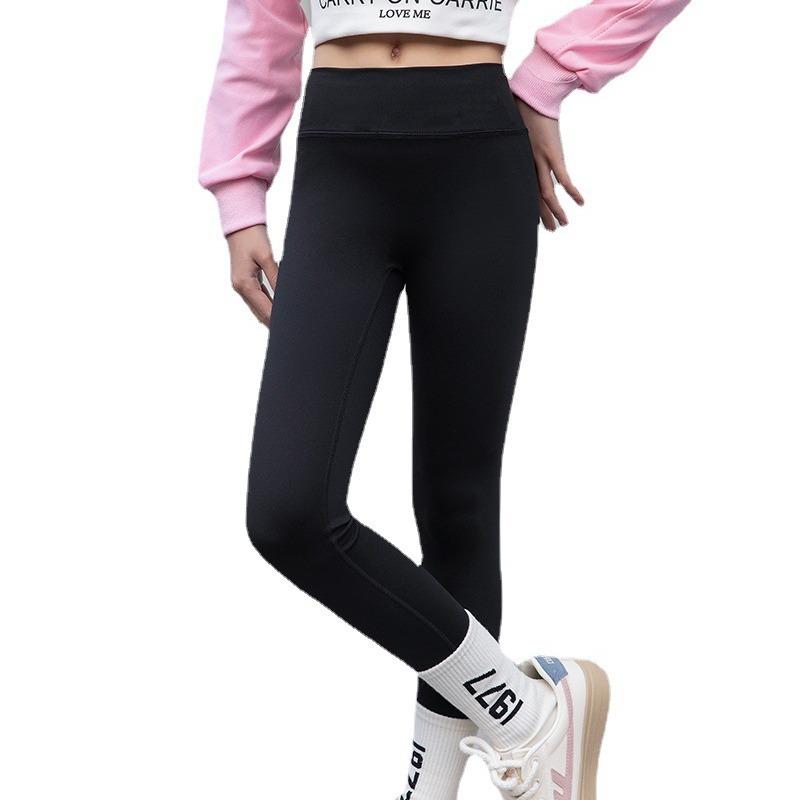 パンツ 女の子 子供 無縫製 レギンス スパッツ 高弾力 伸縮性 アクリル ブラック グレー ピンク系 ホワ..