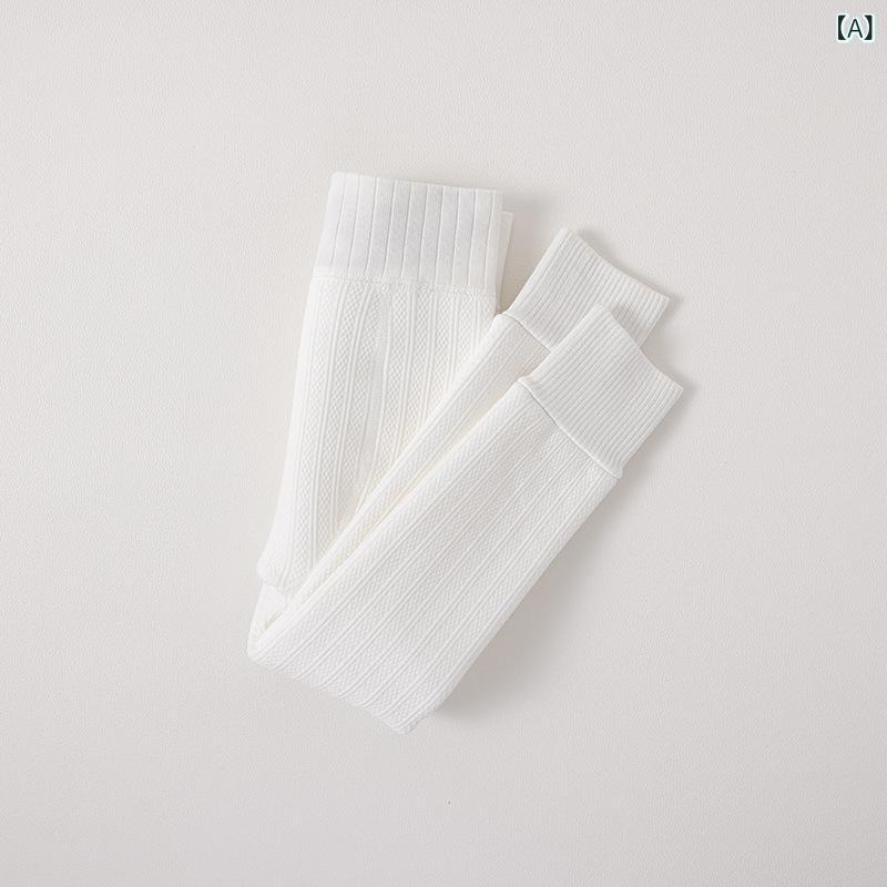 子供服 タイツ &amp; レギンス 女の子 秋冬 裏起毛 あったか 女児 高学年 ジュニア 無地 9分丈 スパッ..