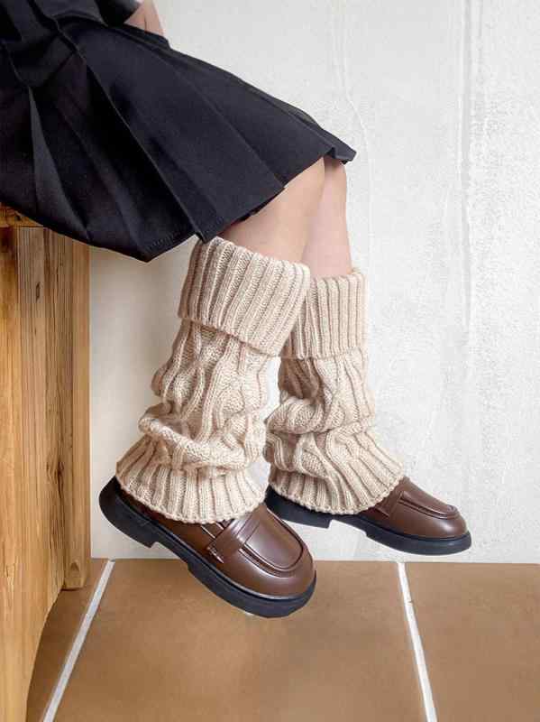 靴下 キッズ 女の子 リブ編み ソックス 秋冬 厚手 あったか 防寒 メロウフリル 可愛い