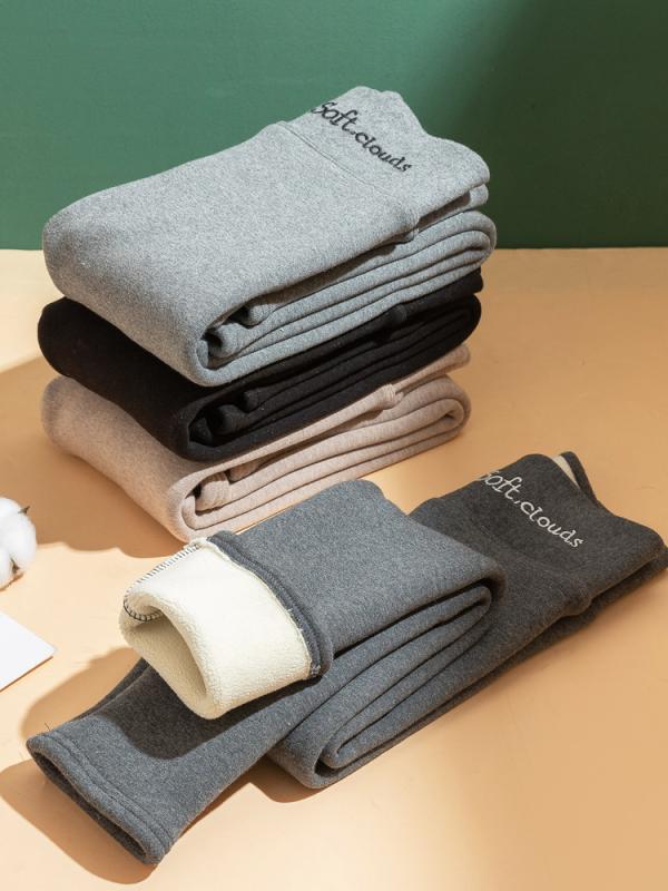 子供服 パンツ 女児 裏起毛 厚手 秋冬 外着 かわいい ガールズ ベビー 一体型 あったか コットンパンツ..