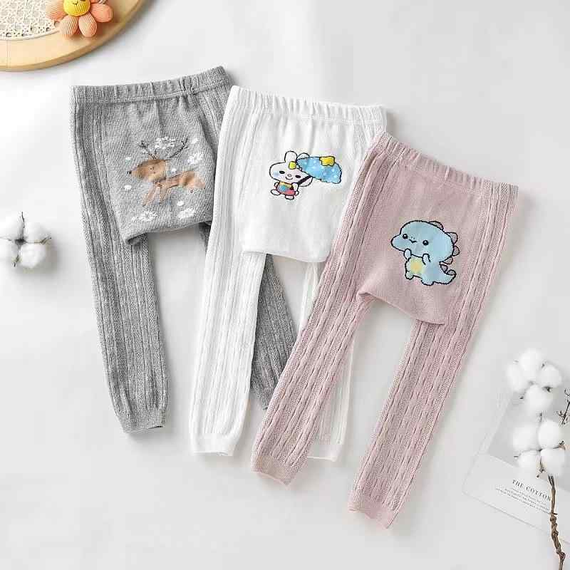 子供服 レギンス 女の子 ベビー タイツ 薄手 コットン カートゥーン アニマル柄 春 秋 かわいい 普段使..
