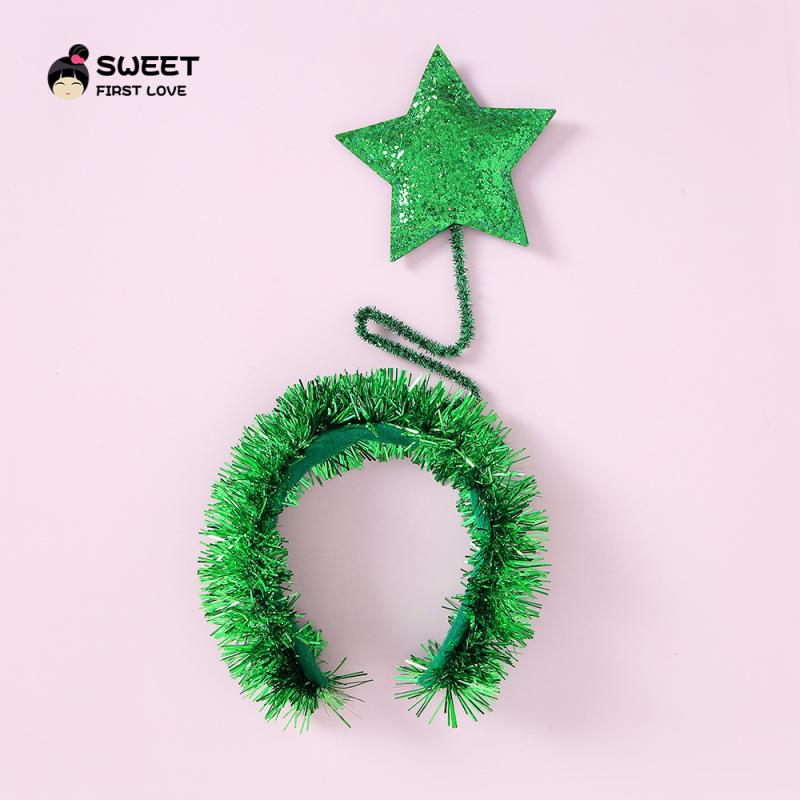 ヘアアクセサリー 子供用 クリスマス ヘアバンド 星 ベルベット ベビー キッズ 女の子 ヘッドバンド 髪..