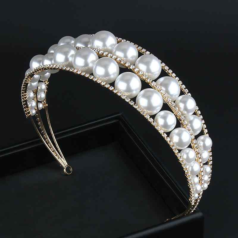 ヘアバンド レディース パール 髪飾り ウェディング ブライダル ヘッドドレス 森ガール かわいい 子供 ..