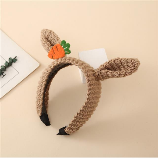 ヘアバンド 子供用 うさぎ耳 カチューシャ 洗顔 ヘアアクセサリー ぬいぐるみ かわいい キッズ ベビー ..