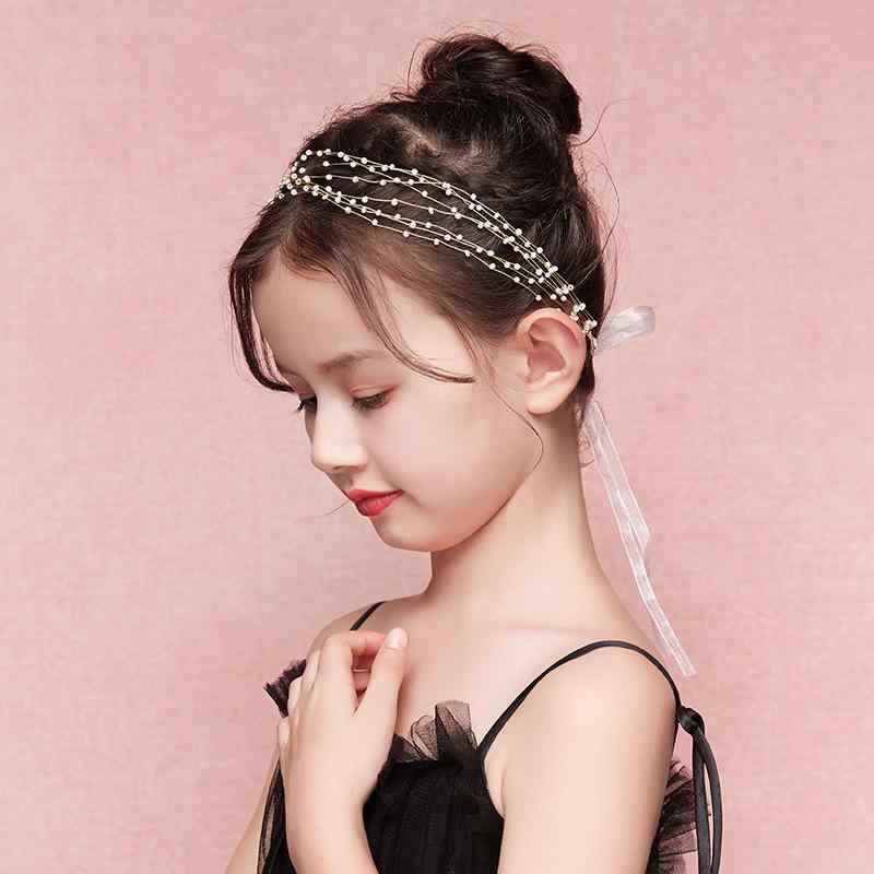 ヘアアクセサリー 子供用 森ガール ヘアバンド カチューシャ 女の子 発表会 パーティー ドレス 花飾り ..