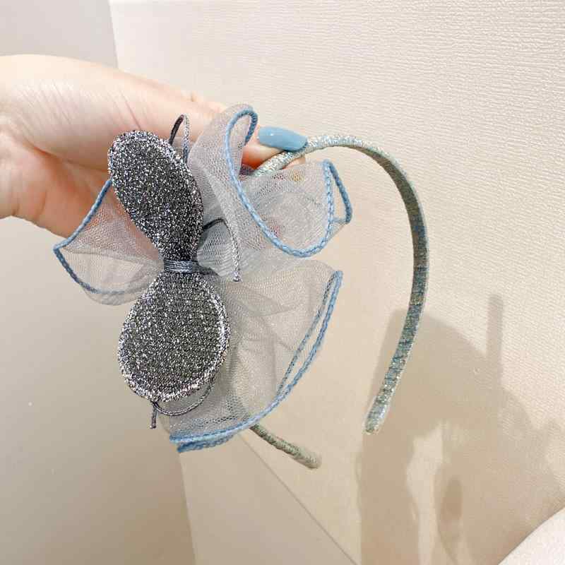 ヘアアクセサリー 子供 女の子 ヘアバンド カチューシャ チュール 蝶結び プリンセス かわいい キュー..