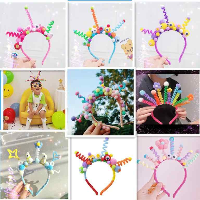 ヘアバンド キッズ 男女兼用 誕生日パーティー 写真用 かわいい INS風 ヘアアクセサリー