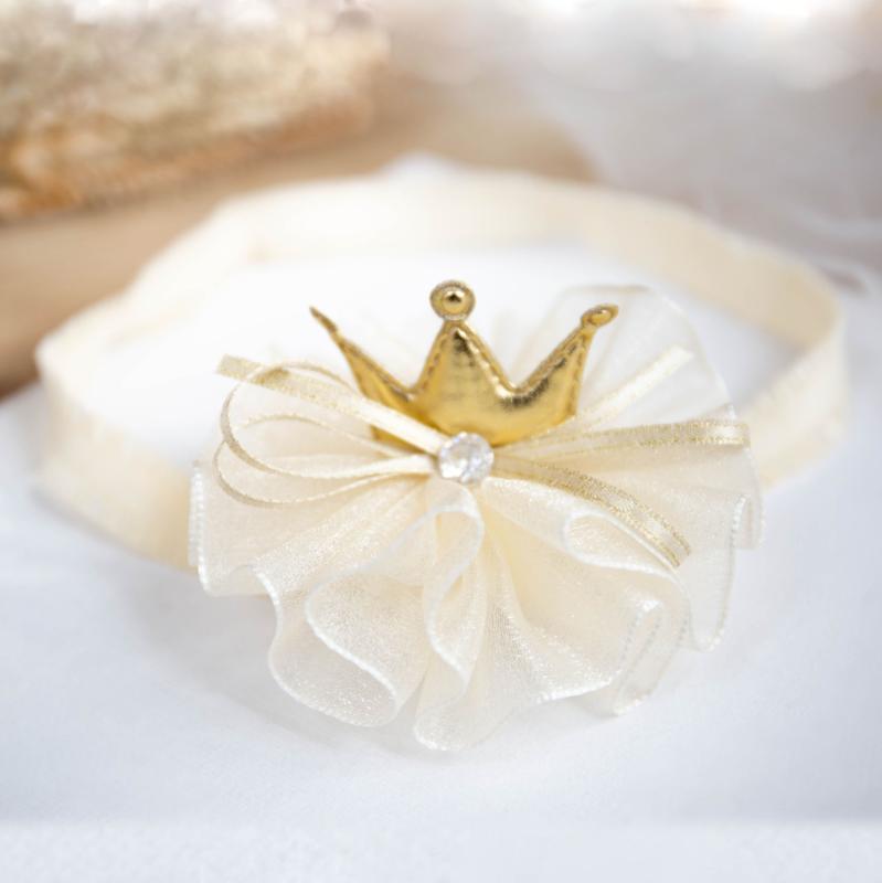 ヘアバンド 子供 花 童 新生児 百日祝い 1歳 誕生日 ヘアアクセサリー 髪飾り プリンセス風 スパンコール