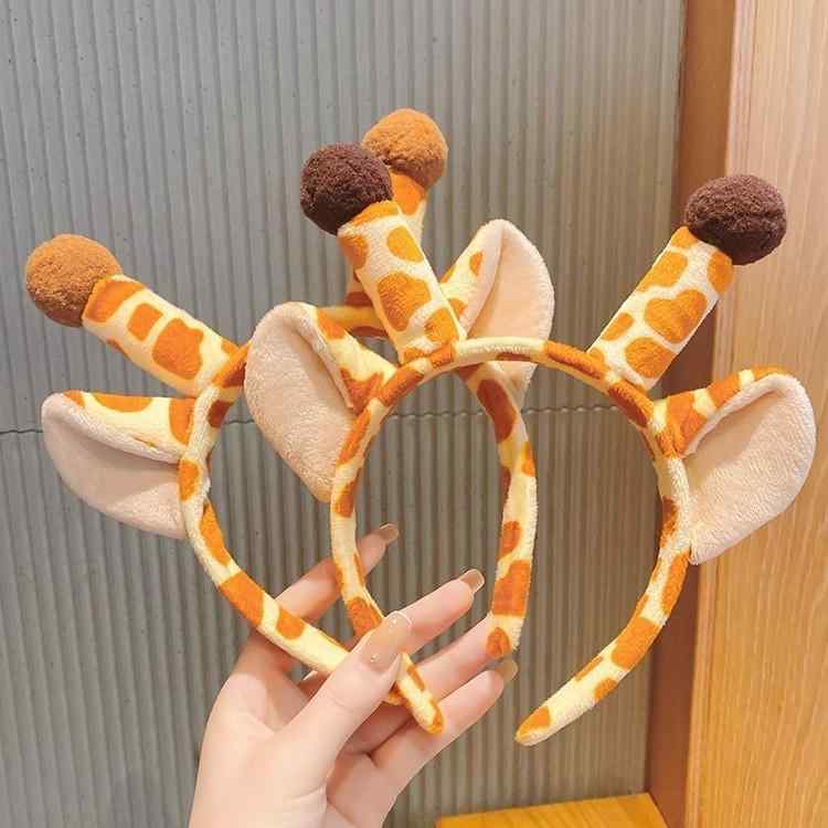 ヘアバンド レディース かわいい 鹿の角 洗顔 ヘアアクセサリー メイクアップ ヘアアレンジ イベント ..