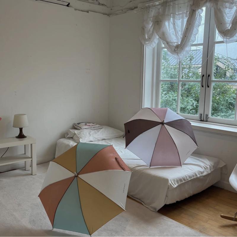 傘 キッズ かわいい アニマル柄 超軽量 遮光 雨傘 幼稚園 保育園 通園 70cm 75cm 美拉徳グリーン 美拉徳ピンク(4)