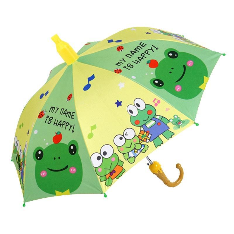 傘 キッズ 子供用 雨傘 日傘 黒膠 UVカット 撥水 男の子 女の子 かわいい カトゥーン アニマル柄 50cm