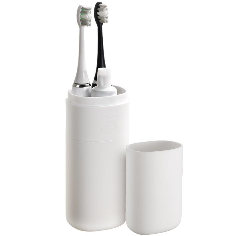 トラベルセット 歯ブラシ コップ 歯磨き粉 収納ケース 携帯用 持ち運び 旅行 出張 シンプル