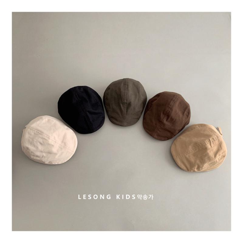 帽子 ベビー 春秋 ベレー帽 子供用 鴨舌帽 日よけ 防風 無地 ベージュ カーキ ブラウン アーミーグリー..