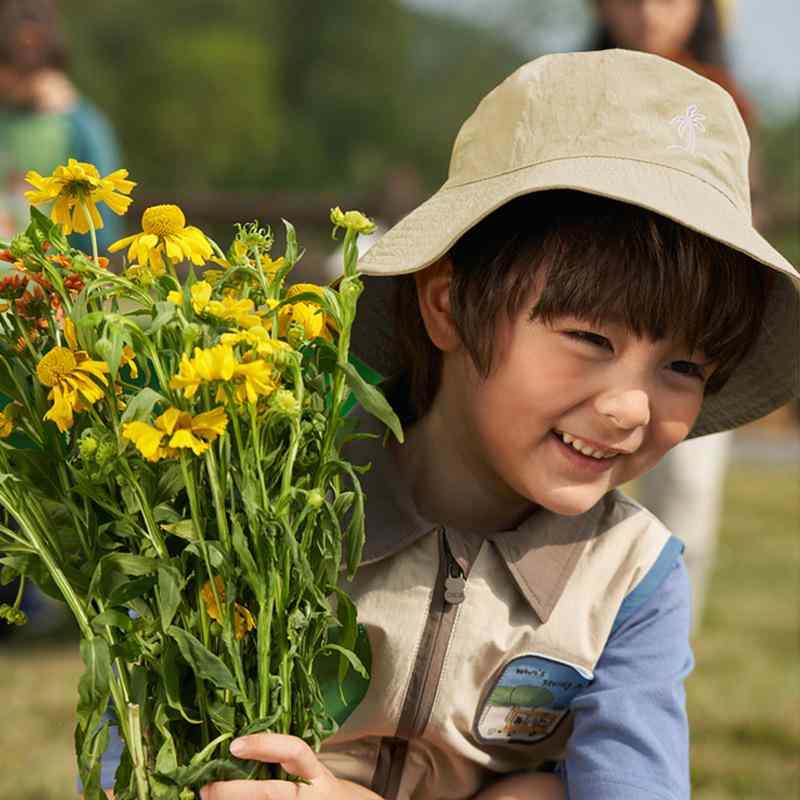 帽子 キッズ 漁夫帽 子供用 UVカット 日よけ 帽子 綿100% 通気性 紫外線対策 アウトドア レジャー かわ..