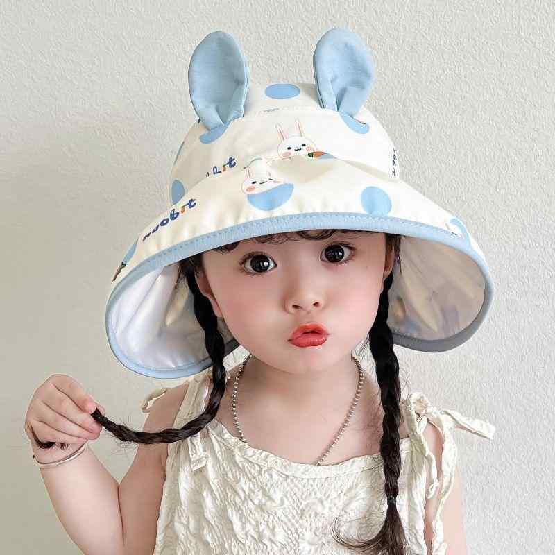 帽子 子供用 日焼け止め 空芯 大つば サンバイザー 男の子 女の子 夏 薄手 紫外線対策 ベビー 太陽帽子