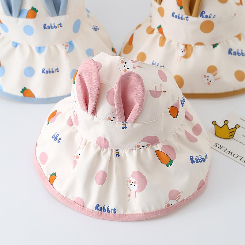 帽子 キッズ 子供用 サンバイザー 大判つば 日よけ帽子 紫外線対策 通気性 4歳 5歳 6歳 8歳 10歳以上 ..