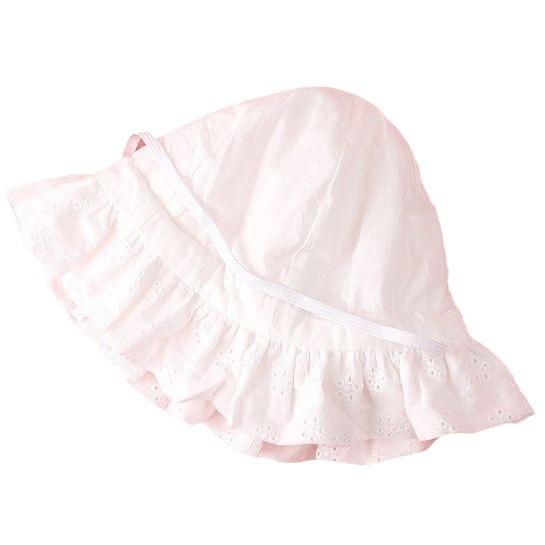 帽子 ベビー帽子 女の子 幼児 プリンセス ハット 春秋 紫外線対策 日よけ 通気性良い 雪花柄 花柄 コッ..