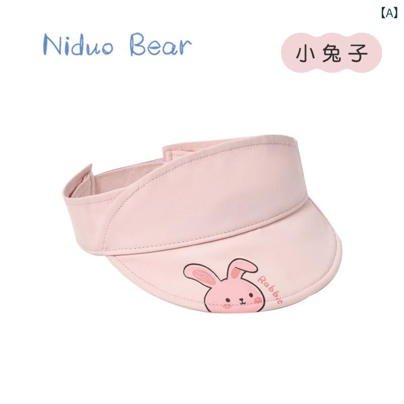 帽子 キッズ 空芯 子供用 ベビー 春夏 UVカット 日よけ 紫外線対策 6ヶ月 1歳 2歳 3歳 4歳 5歳 短つば ..