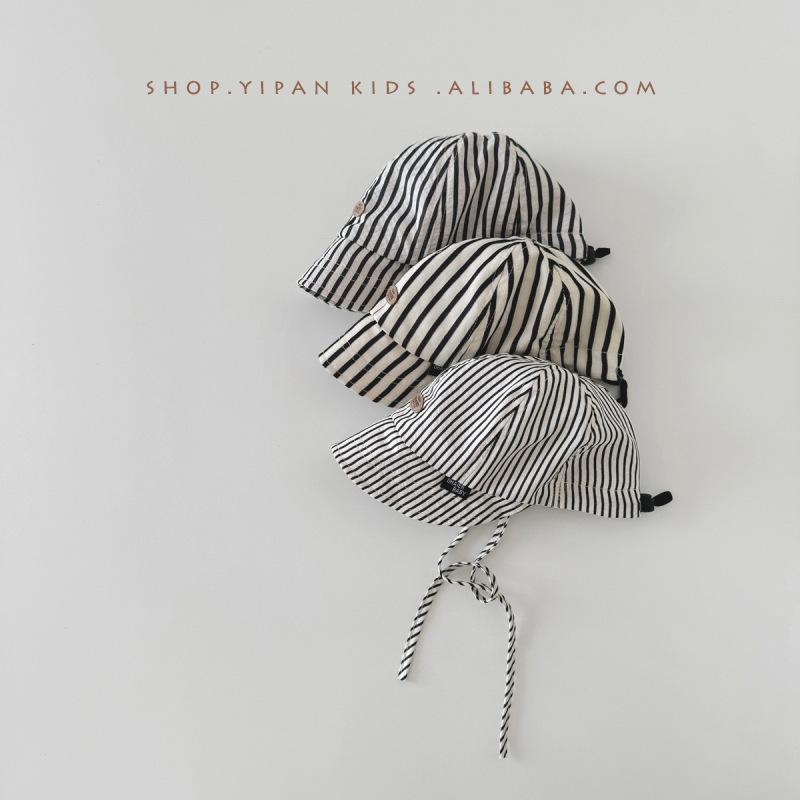 帽子 ベビー キッズ 春秋用 ストライプ キャップ 1歳 2歳 3歳 4歳 遮陽 日よけ かわいい 幼稚園 保育園..