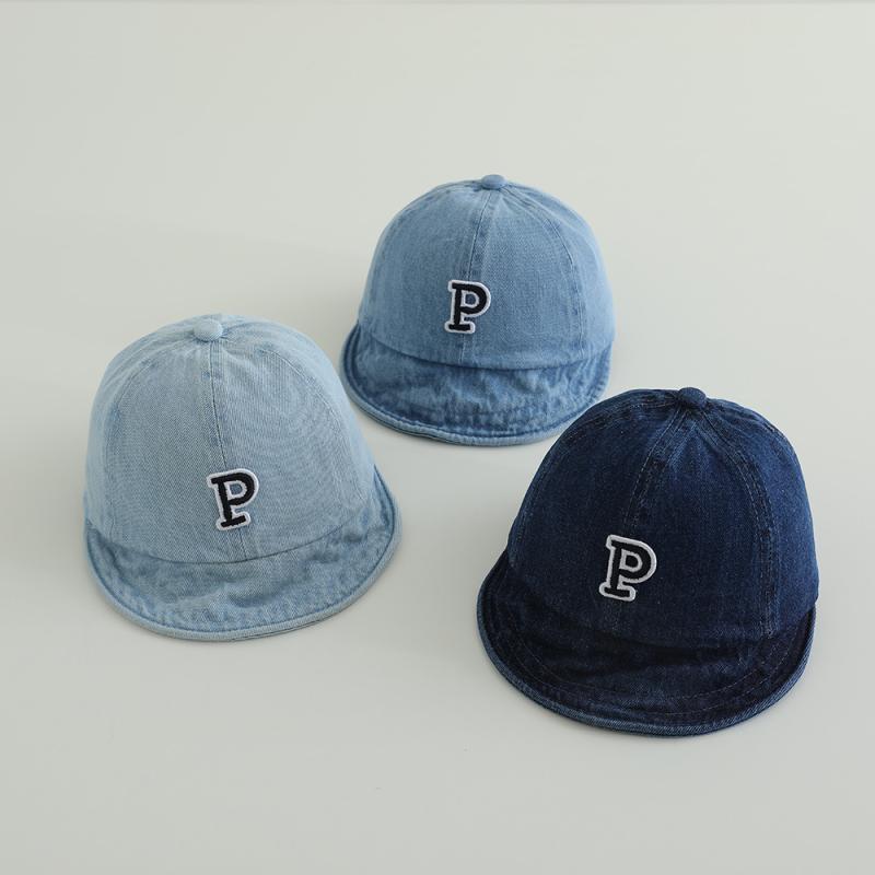 帽子 キッズ 男の子 女の子 春夏 デニム キャップ 日よけ 紫外線対策 かわいい おしゃれ 1歳 2歳 3歳 4歳