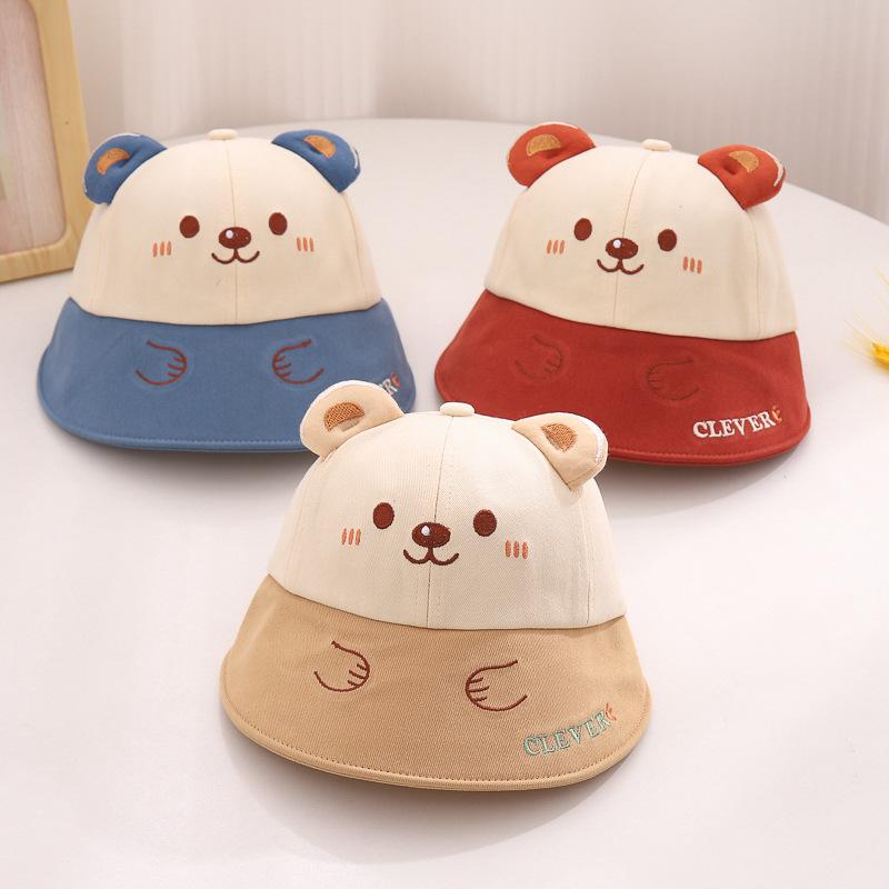 帽子 ベビー 春秋 大檐 日よけ 鸭舌帽 男の子 女の子 かわいい 外出用 防晒 遮阳帽 子供 太陽 ハット カーキ色 ブルー ワインレッド コーヒー色 グリーン