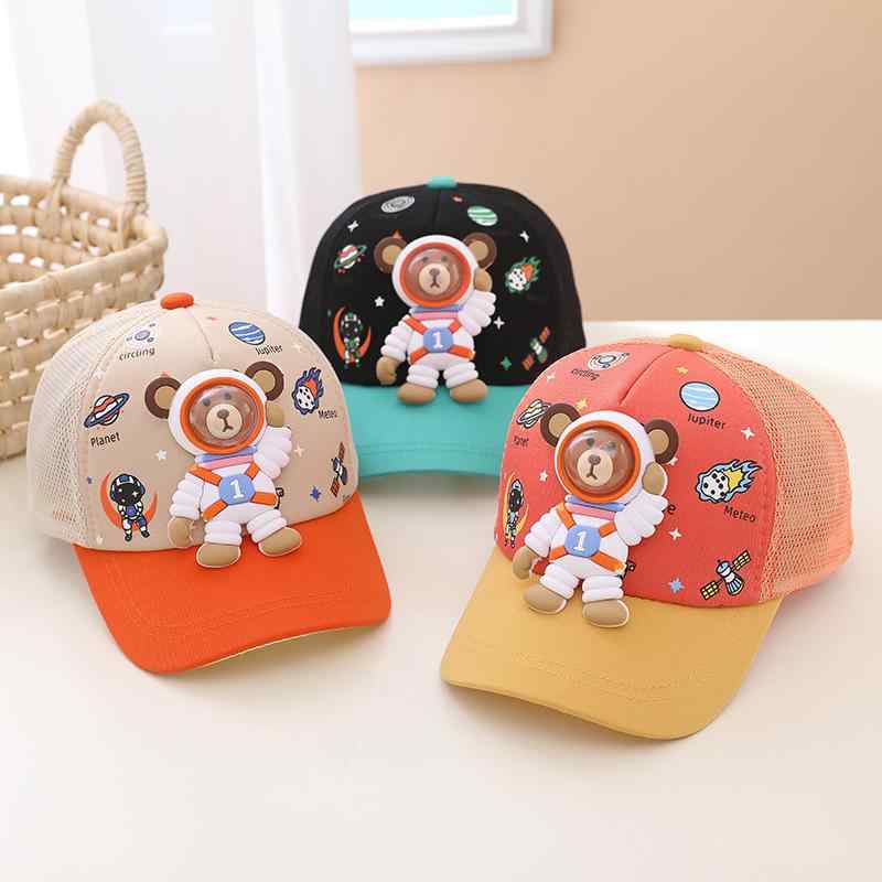 子供用 帽子 春夏 キャップ 幼児 ベビー キッズ 日よけ 紫外線対策 通気性 メッシュ かわいい アニマル