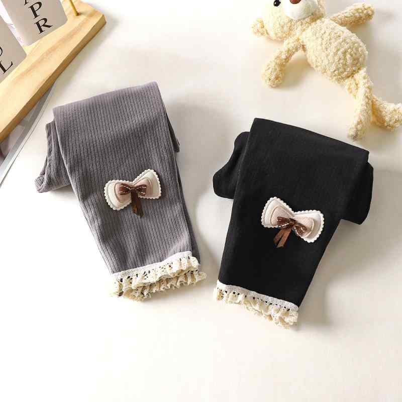 子供服 レギンス 女の子 秋物 ベビー服 長ズボン 韓国風 子供用 90 100 110 120 130 140 150 ポリエステル混紡 伸縮性 かわいい ガールズ(4)