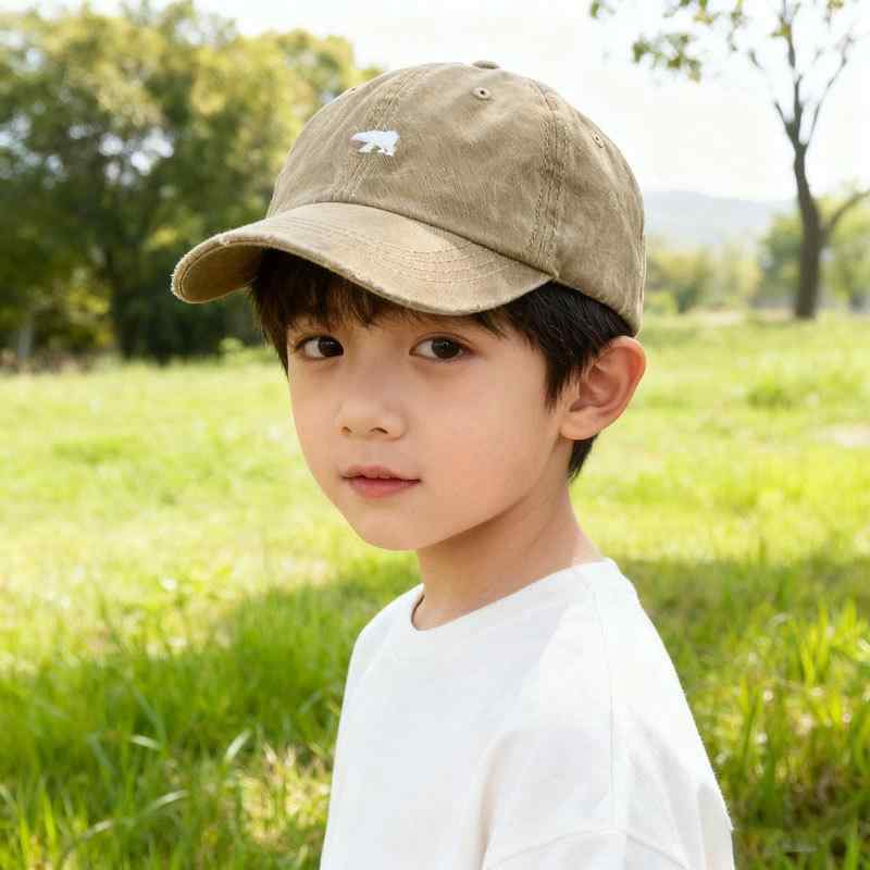 帽子 キッズ 春夏 野球帽 アニマル 刺繍 かわいい 男の子 女の子 子供 水洗い可能 柔らかい 通気性 日..
