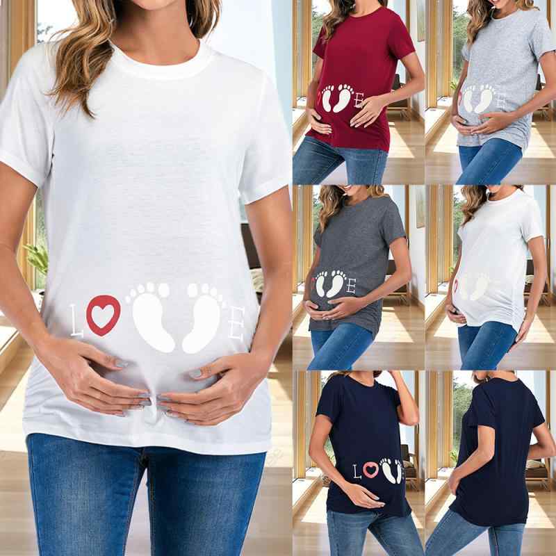 Tシャツ レディース 大きいサイズ 半袖 ラウンドネック カジュアル スマイル柄 妊婦 トップス 普段使い..