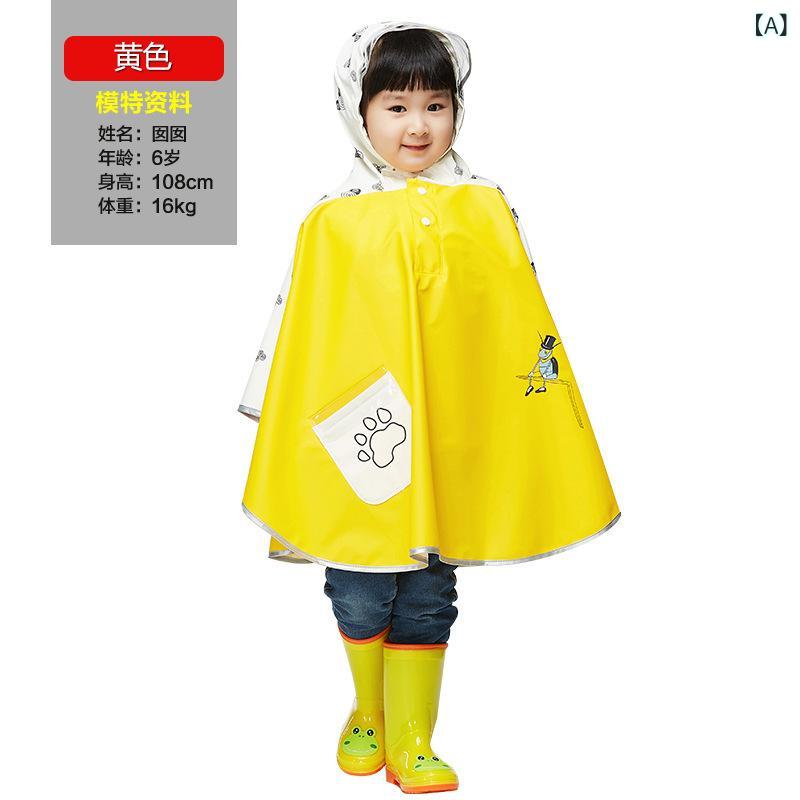 レインコート キッズ 子供用 ベビー ポンチョ カッパ 合羽 男の子 女の子 フード付き 幼稚園 小学生 低学年 かわいい 防水 軽量 通学 遠足 アウトドア