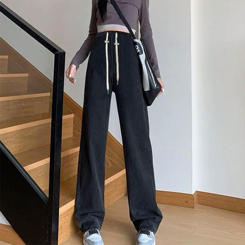 マタニティ デニムパンツ 春夏 妊婦 産前産後 伸縮性 ストレッチ ゆったり ワイドレッグ ジーンズ スト..