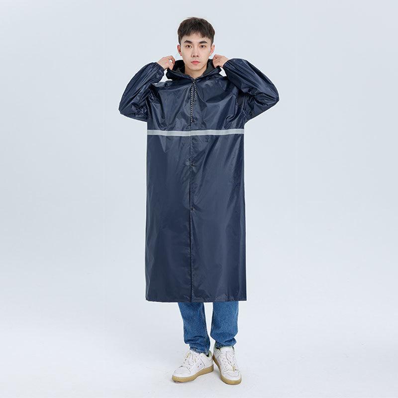 雨具 男女兼用 オックスフォード生地 厚手 防水 レインコート 全身一体型 電気自動車 バイク アウトドア 通勤 通学 作業用 ワークウェア