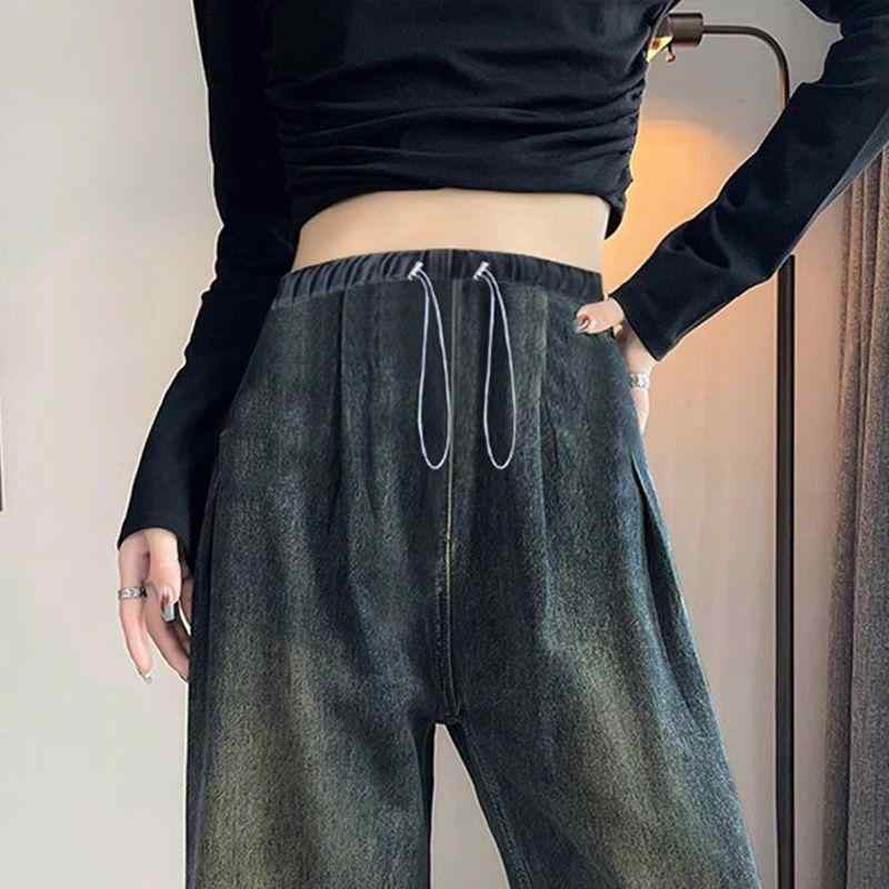 マタニティ デニム パンツ ゆったり ワイド レッグ アジャスター 付き 妊婦 産前 産後 かわいい おしゃ..