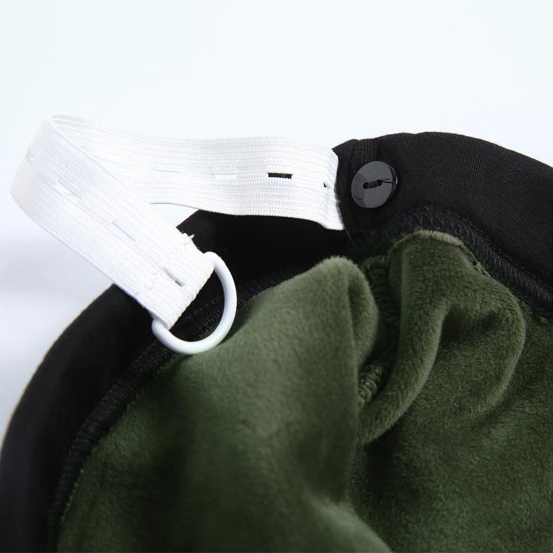 マタニティ パンツ 秋冬 加絨 裏起毛 春 長ズボン 妊婦 暖パン レギンス 綿 厚手 伸縮性 ブラック ヨー..