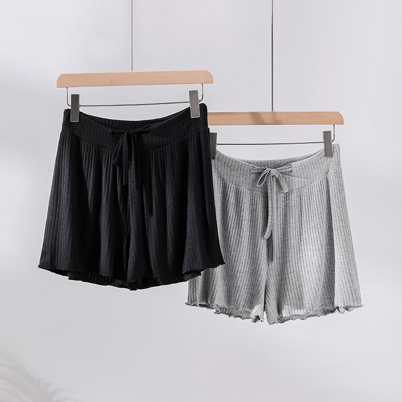 マタニティ ショートパンツ 春夏 5分丈 ルームウェア 再生繊維 接触冷感 伸縮性 通気性 快適 妊婦 産後..