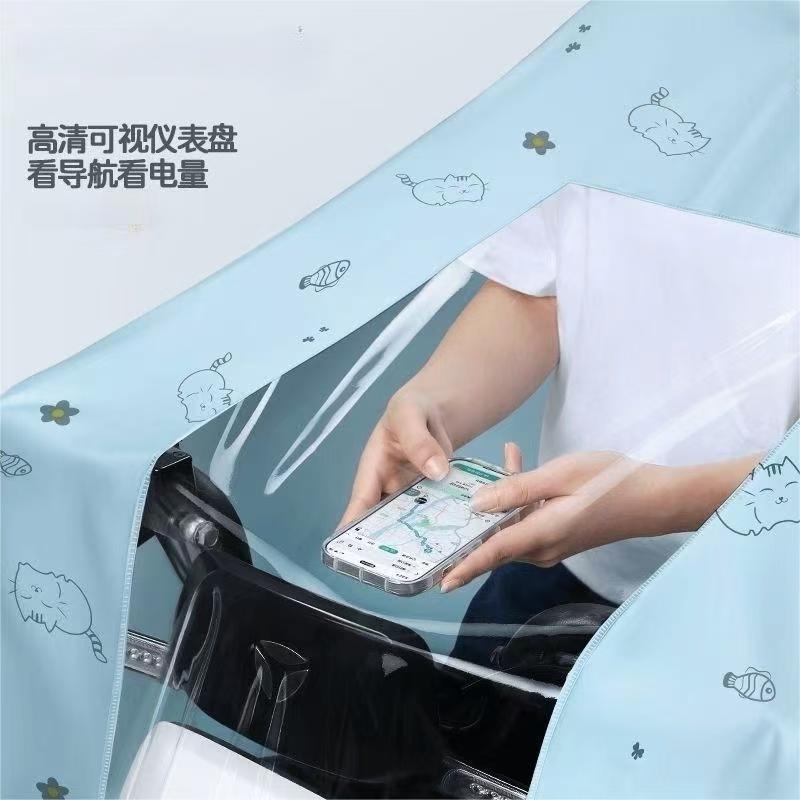 バイク用レインコート 男女兼用 電気自動車用 レインポンチョ ロング丈 全身 防水 防雨 シングル 高精細バイザー付き 乳白色 エメラルド パープル スカイブル...