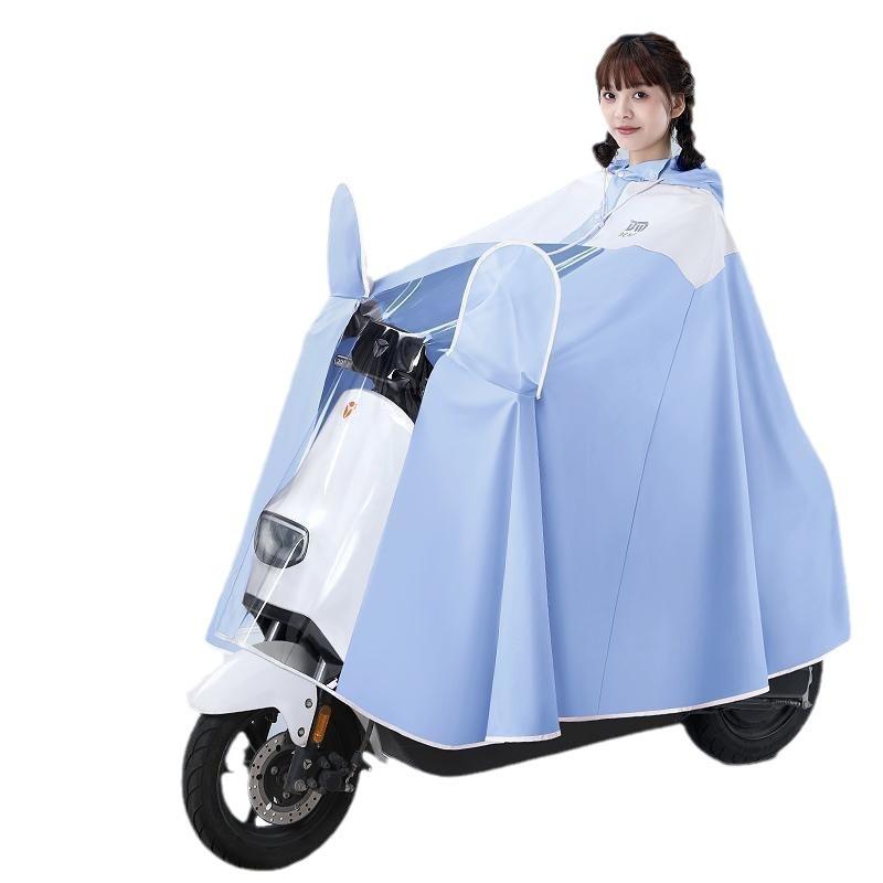 レインコート バイク用 レディース メンズ ロング丈 全身 暴雨対策 厚手 大人用 ミラーカバー付き 防水 防風 パープル系 ブルー系 グレー系 グリーン系 オ...