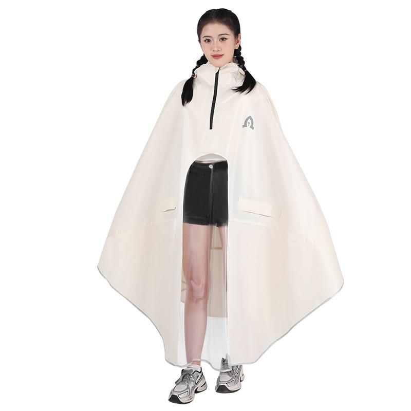 レインコート バイク用 男女兼用 厚手 ロング丈 スクーター 電動バイク 大判サイズ 防水 防暴雨